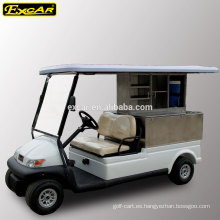 Carrito de golf eléctrico de 2 plazas carrito de golf carro de golf vehículos utilitarios carrito de alimentos con errores